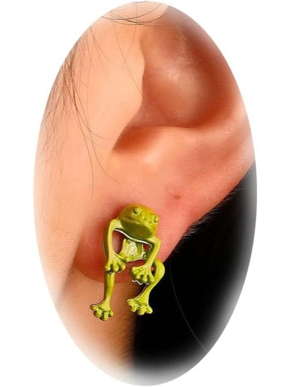 Women's themed Push Back Cute Stuff Vintage Shaped Stud Animal Frog  Earrings